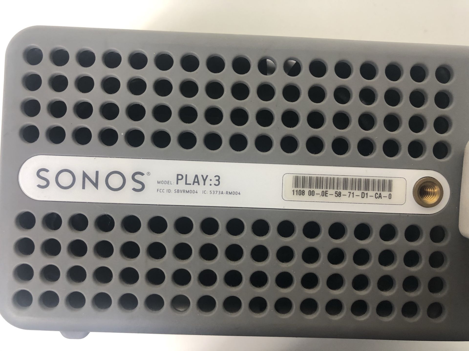 Sonos Play 3 Speaker - Image 3 of 3