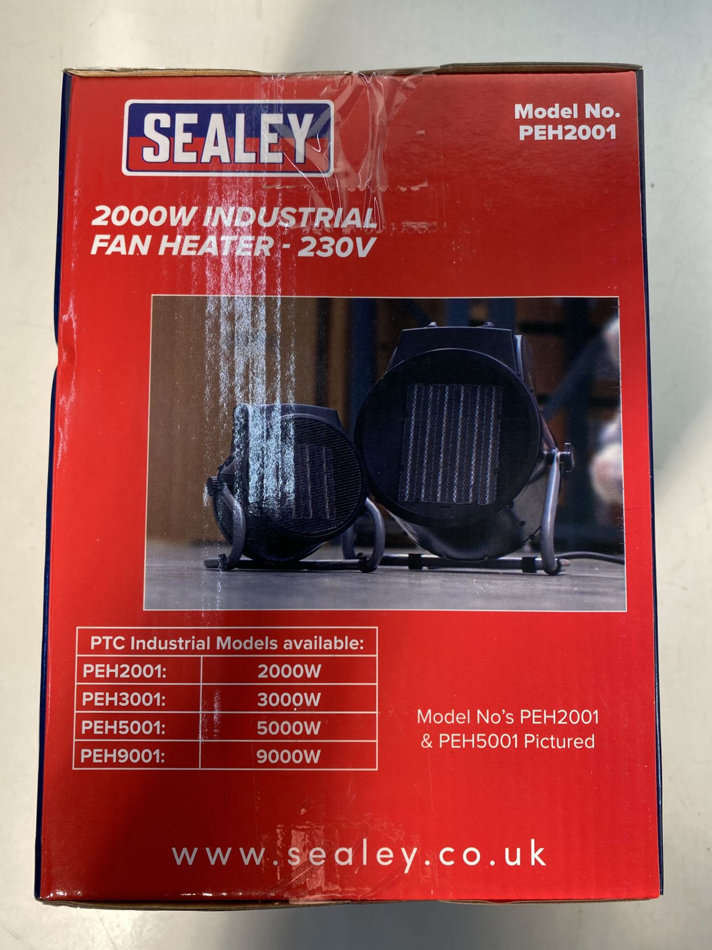 Pair Of Sealey Industrial PTC Fan Heater 230V PEH - Image 4 of 4