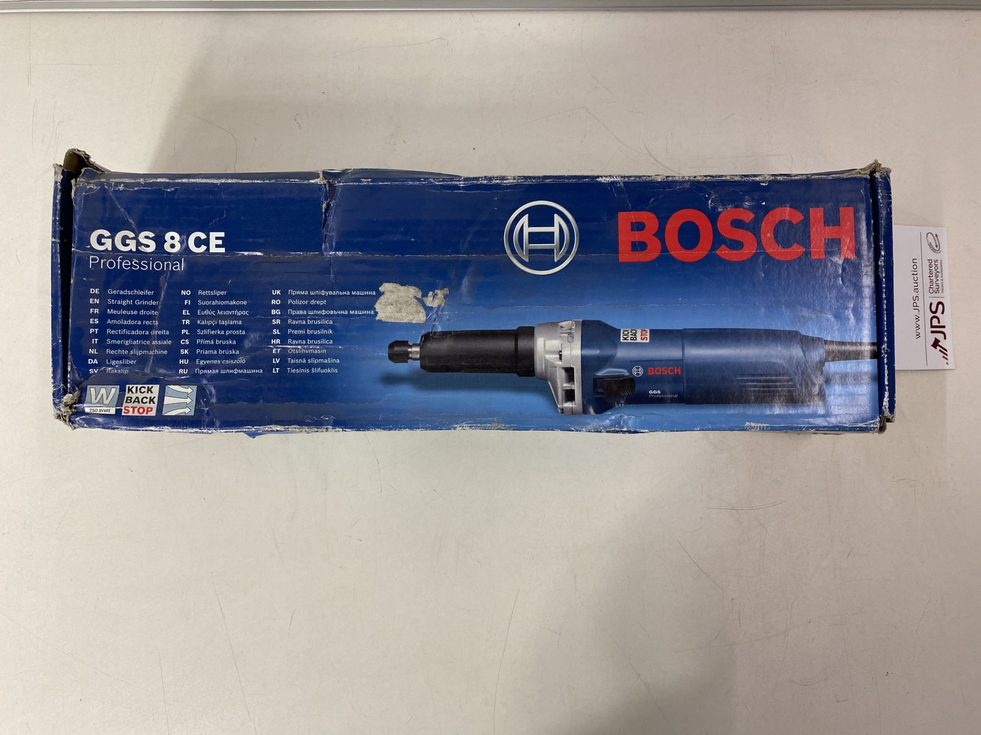 BOSCH GGS 8 CE LONG NOSE HIGH TORQUE STRAIGHT GRINDER, 750W, 240V - Image 2 of 2