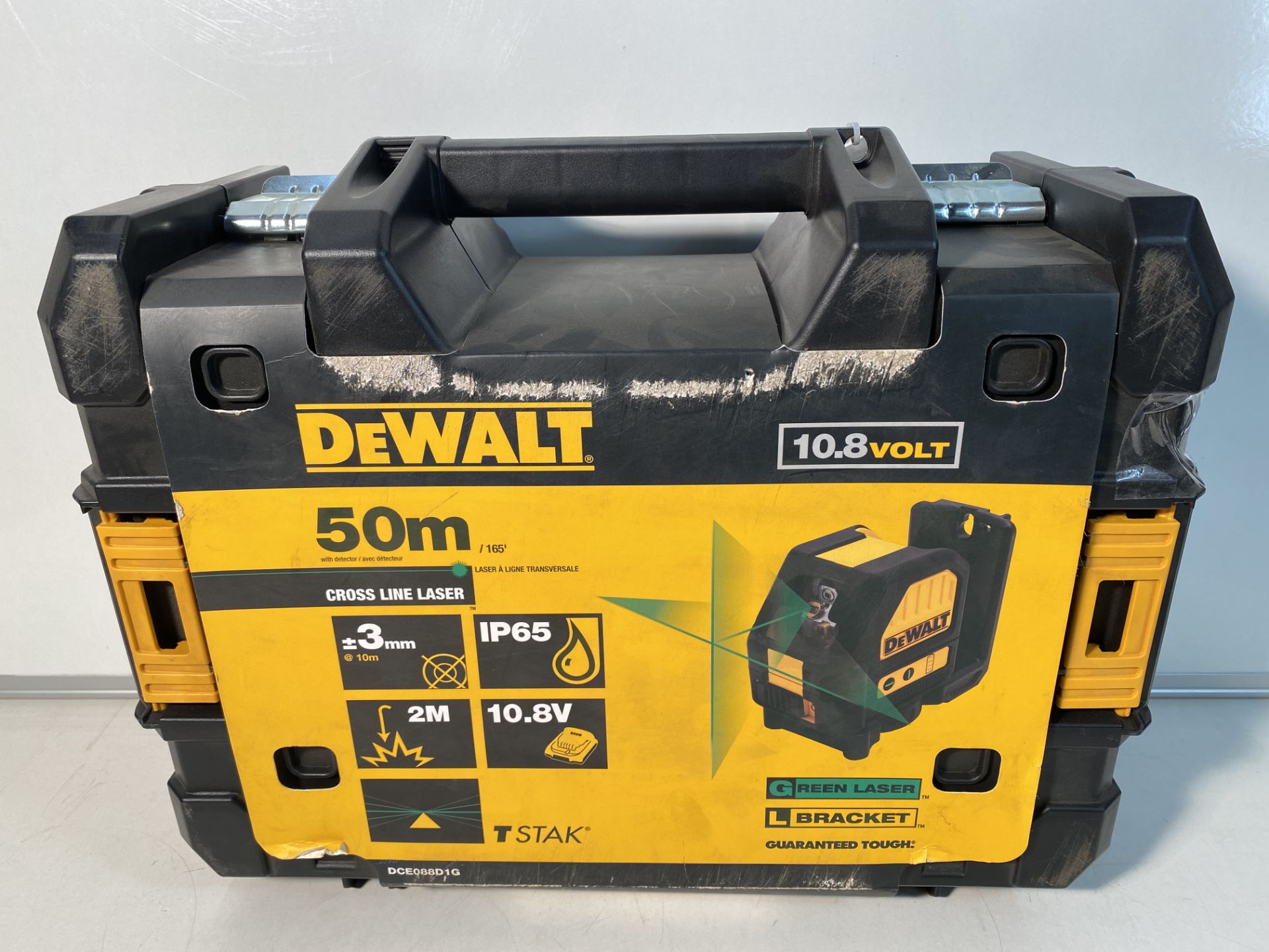 DeWalt DCE088D1G 10.8V 50m/165' Cross Line Laser