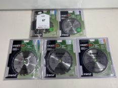 6 x Various Trend Craftpro Sawblades