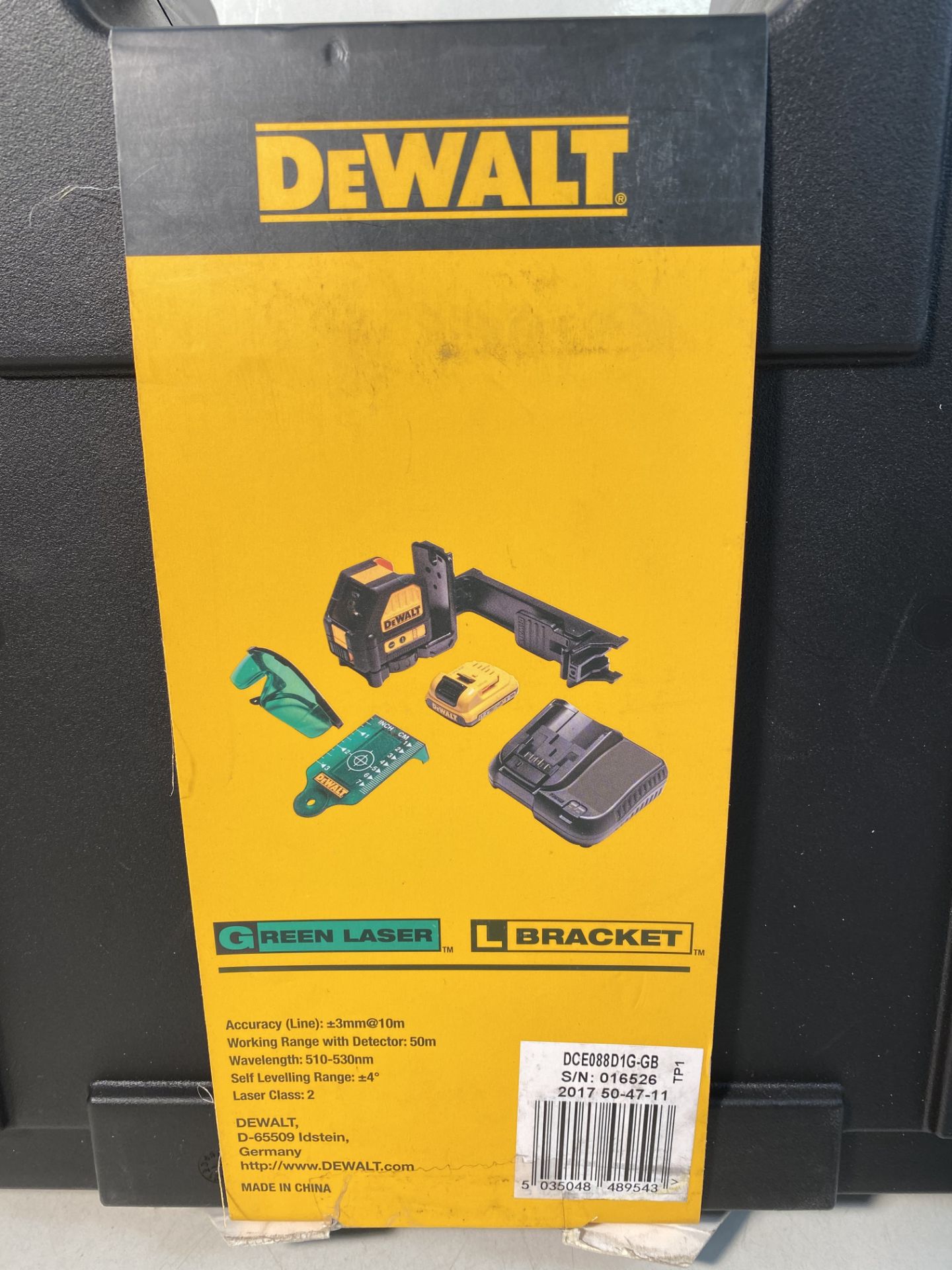 DeWalt DCE088D1G 10.8V 50m/165' Cross Line Laser - Image 3 of 3