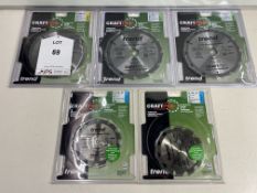 5 x Various Trend Craftpro Sawblades