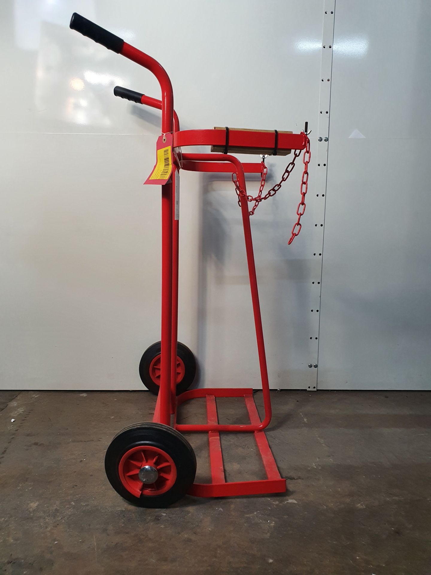 Twin Oxygen/Acetylene Bottle trolley with wheels - Image 2 of 3