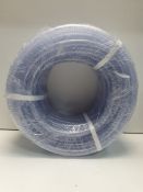 Reinforced PVC Hose, Clear, 25 Meters in length