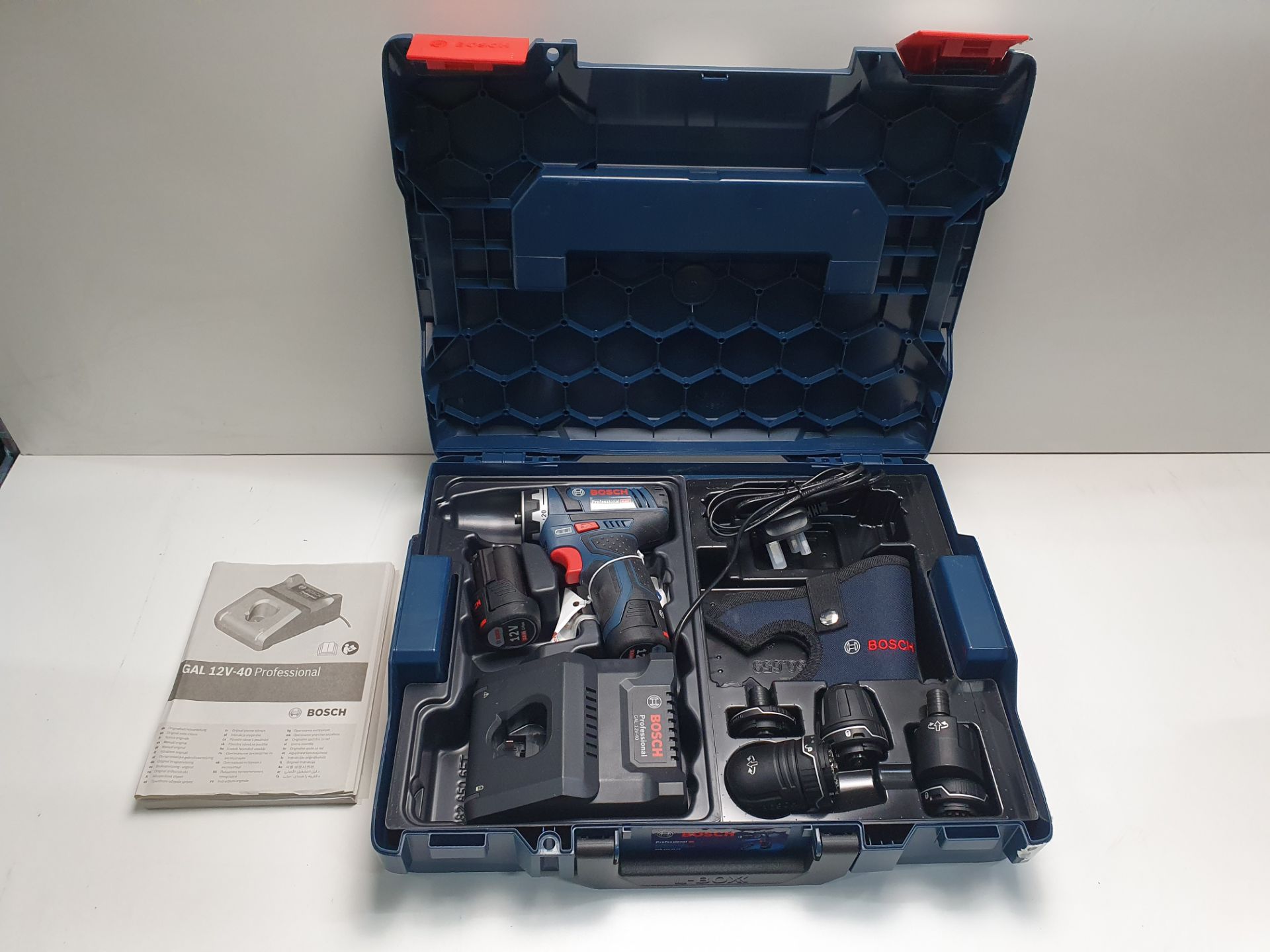 BOSCH GSR 12V-15 FC Professional Cordless Drill Driver with FlexiClick and 2 x 2.0 Ah Li-ion Battery - Image 3 of 5