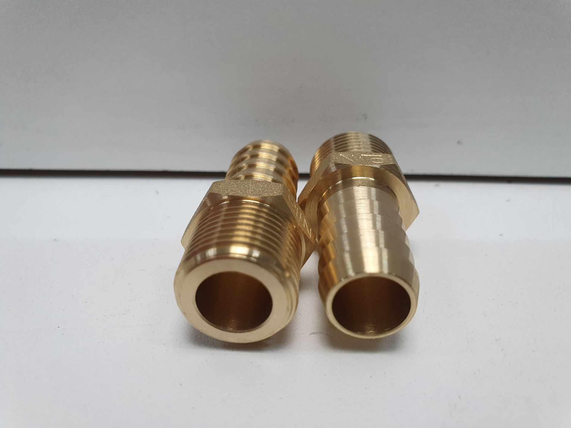 35 x traight Brass Hose Connector, 3/8 in G Male - Image 4 of 4