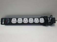 3 x brennenstuhl 2.5m 8 Socket Type G - British Extension Lead, 230 V