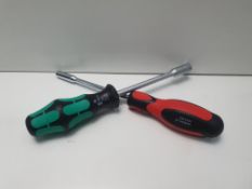 Two Branded Nut Drivers 7mm and 10mm