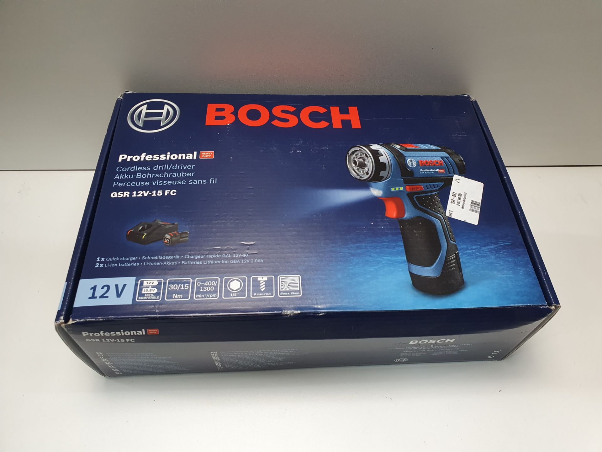 Bosch GSR Hex 12V Cordless Drill Driver, Euro Plug - Image 2 of 2