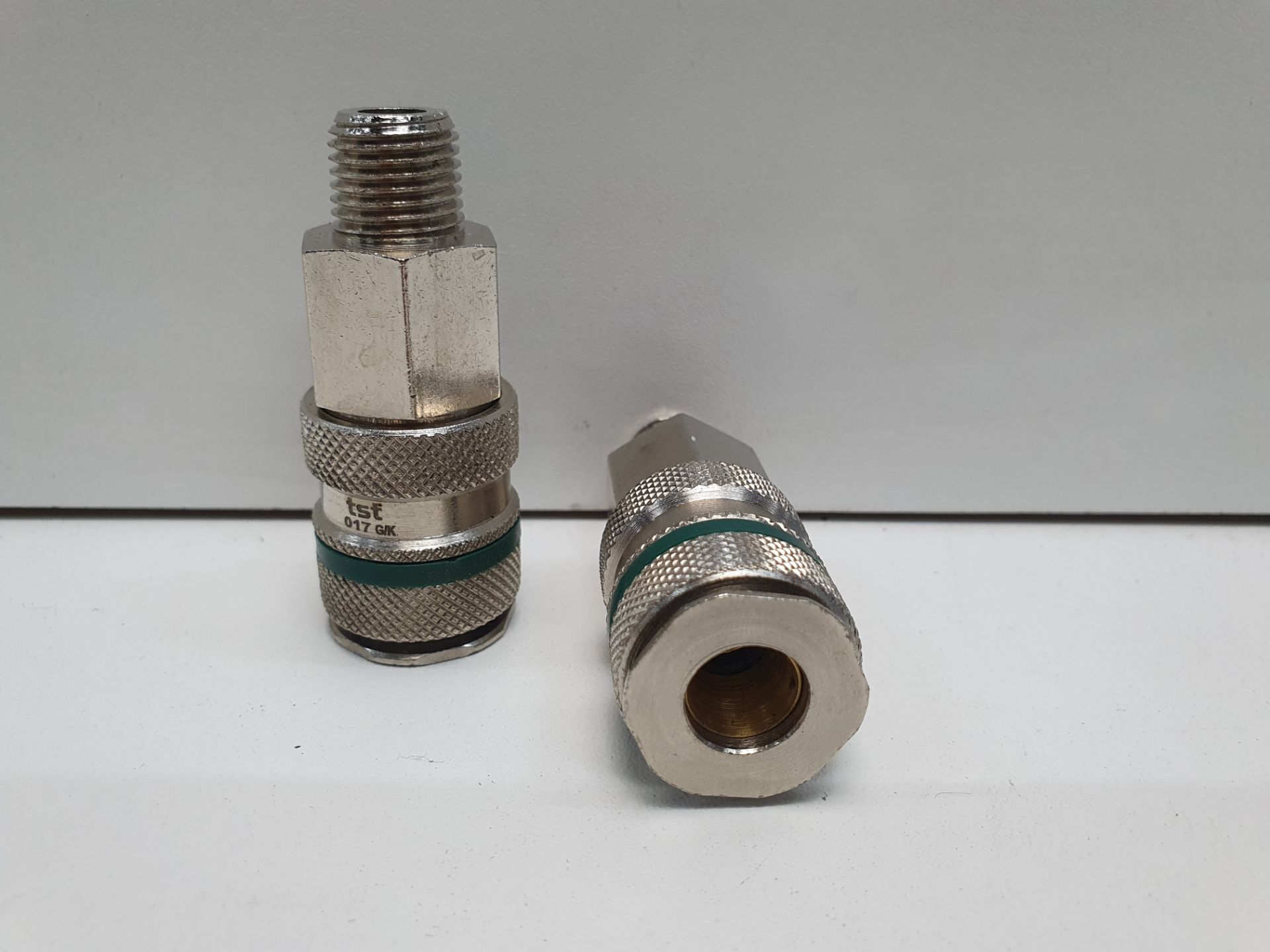 19 x Pneumatic Quick Connect Coupling Brass, Steel 1/4 in Threaded