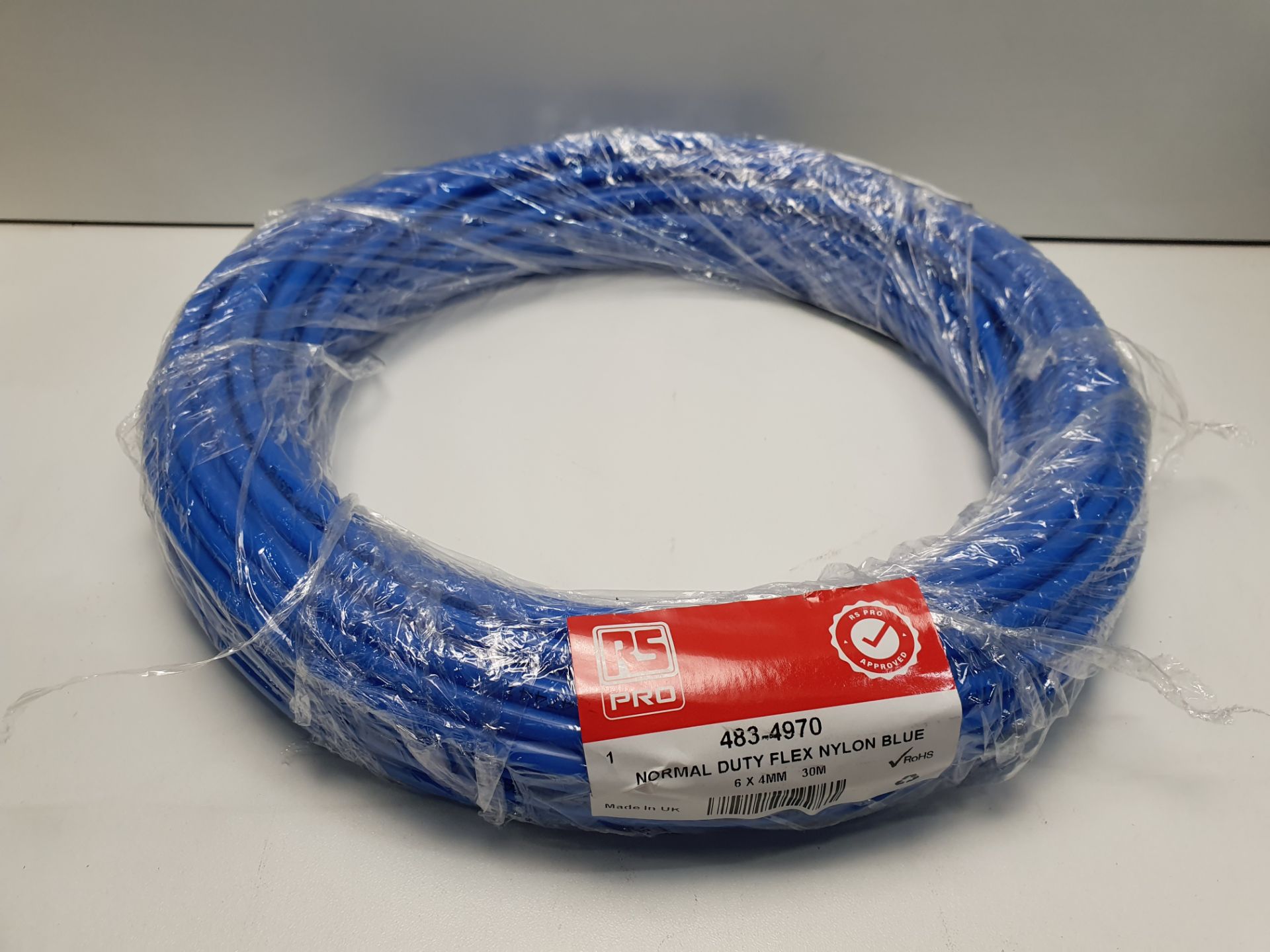 Blue Nylon Air Hose 6mm x 4mm x 30m NMF Series - Image 3 of 3