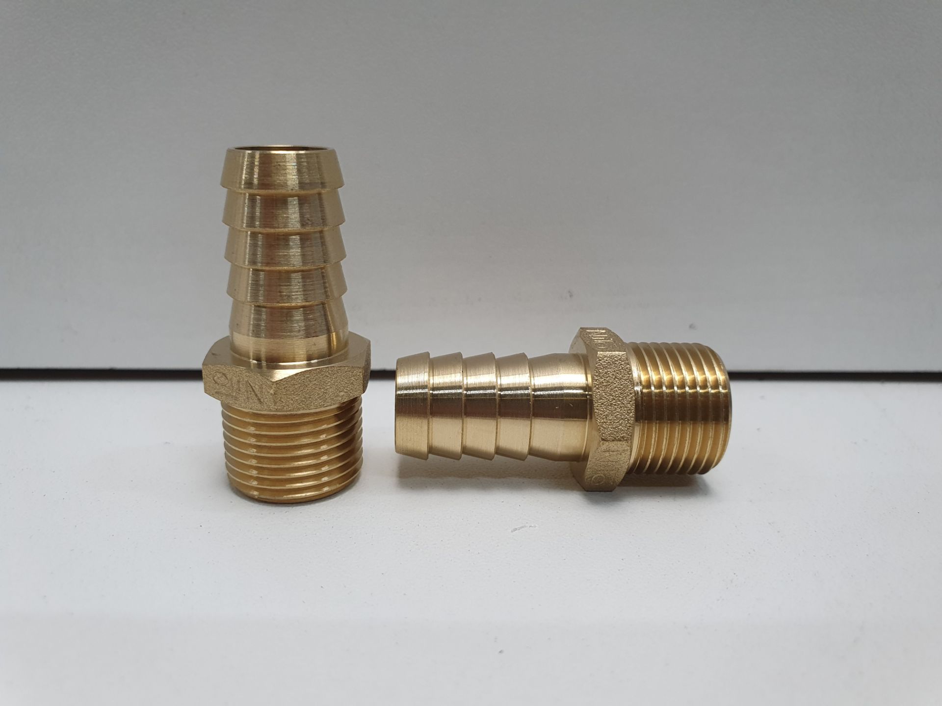 35 x traight Brass Hose Connector, 3/8 in G Male - Image 3 of 4