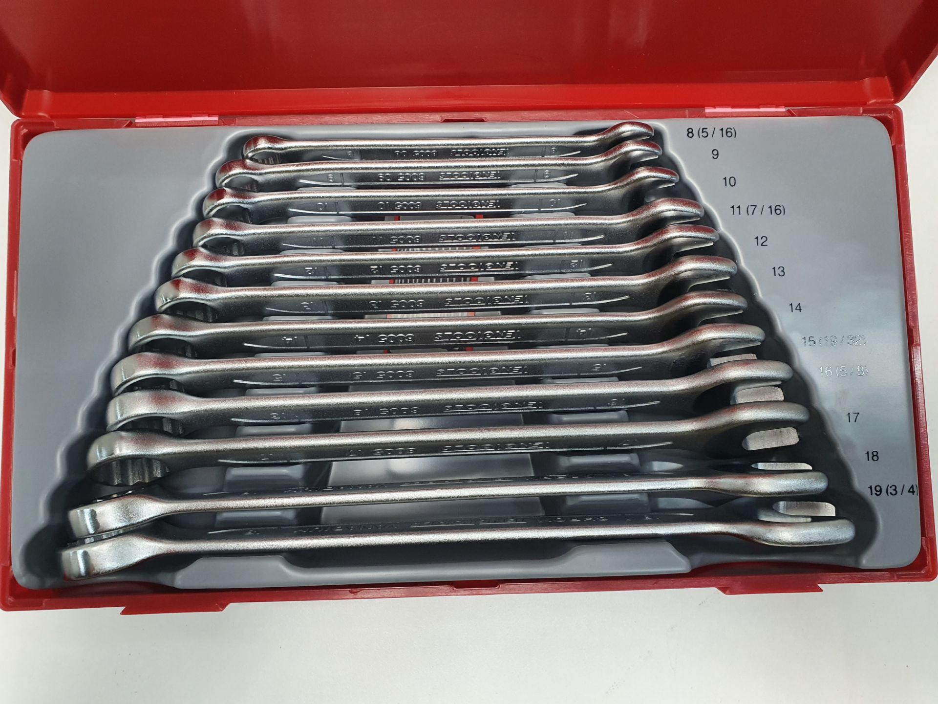 Teng Tools 12 Piece Chrome Vanadium Combination Spanner Set - Image 3 of 3