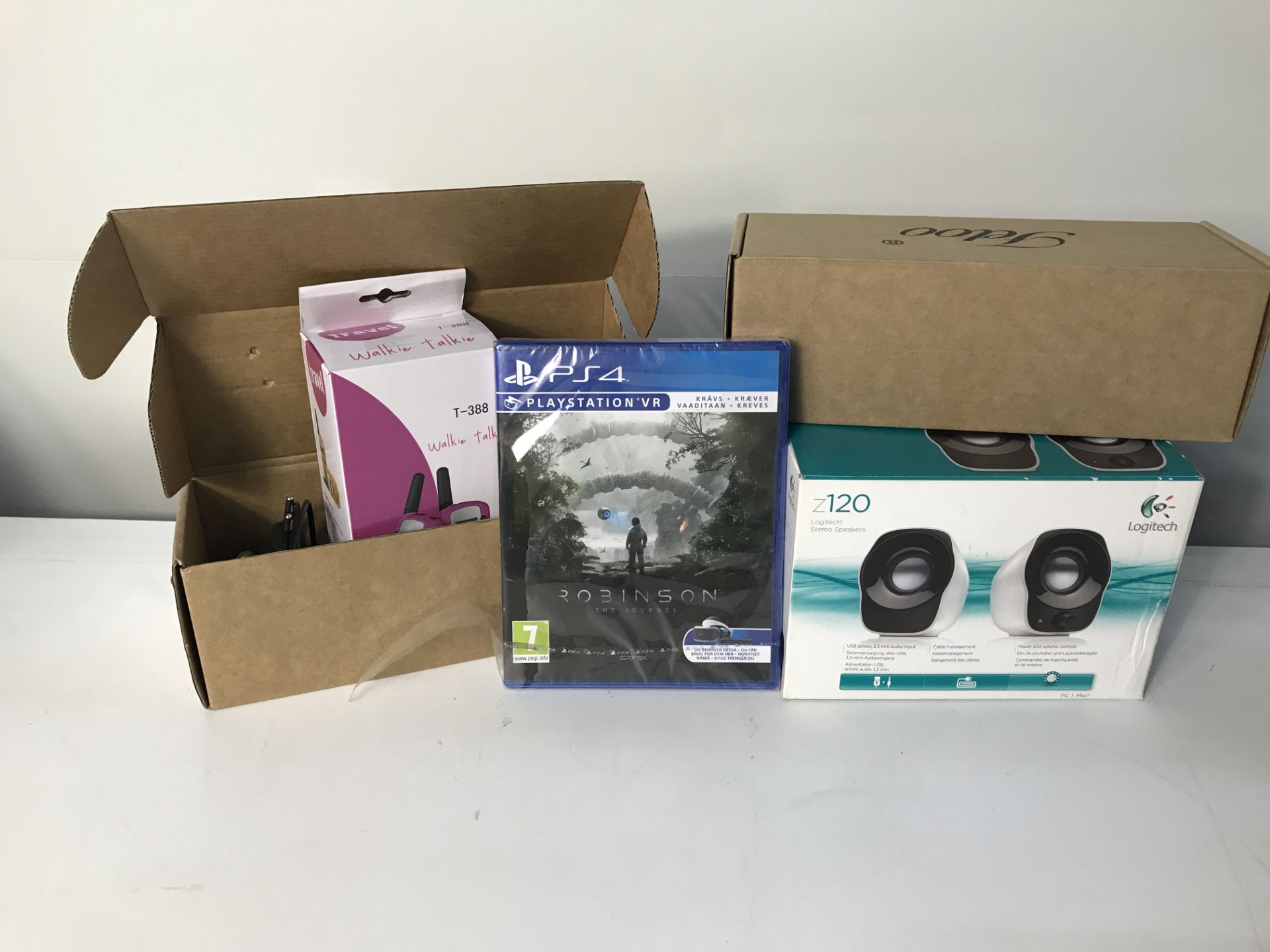 Various Tech Items | PS4 Game | Speakers | Walkie Talkies | ZERO VAT