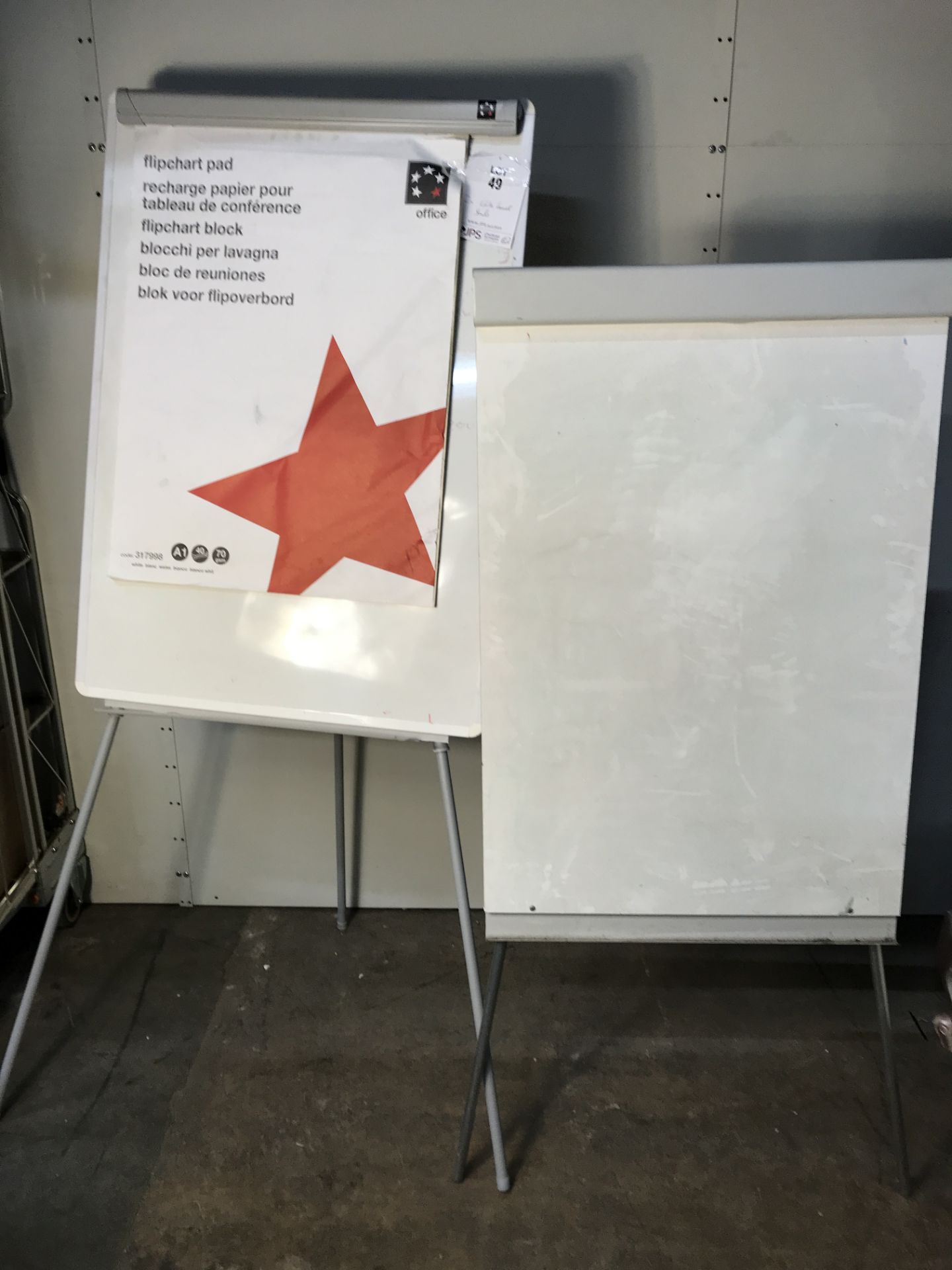 2 x White Boards with Stands