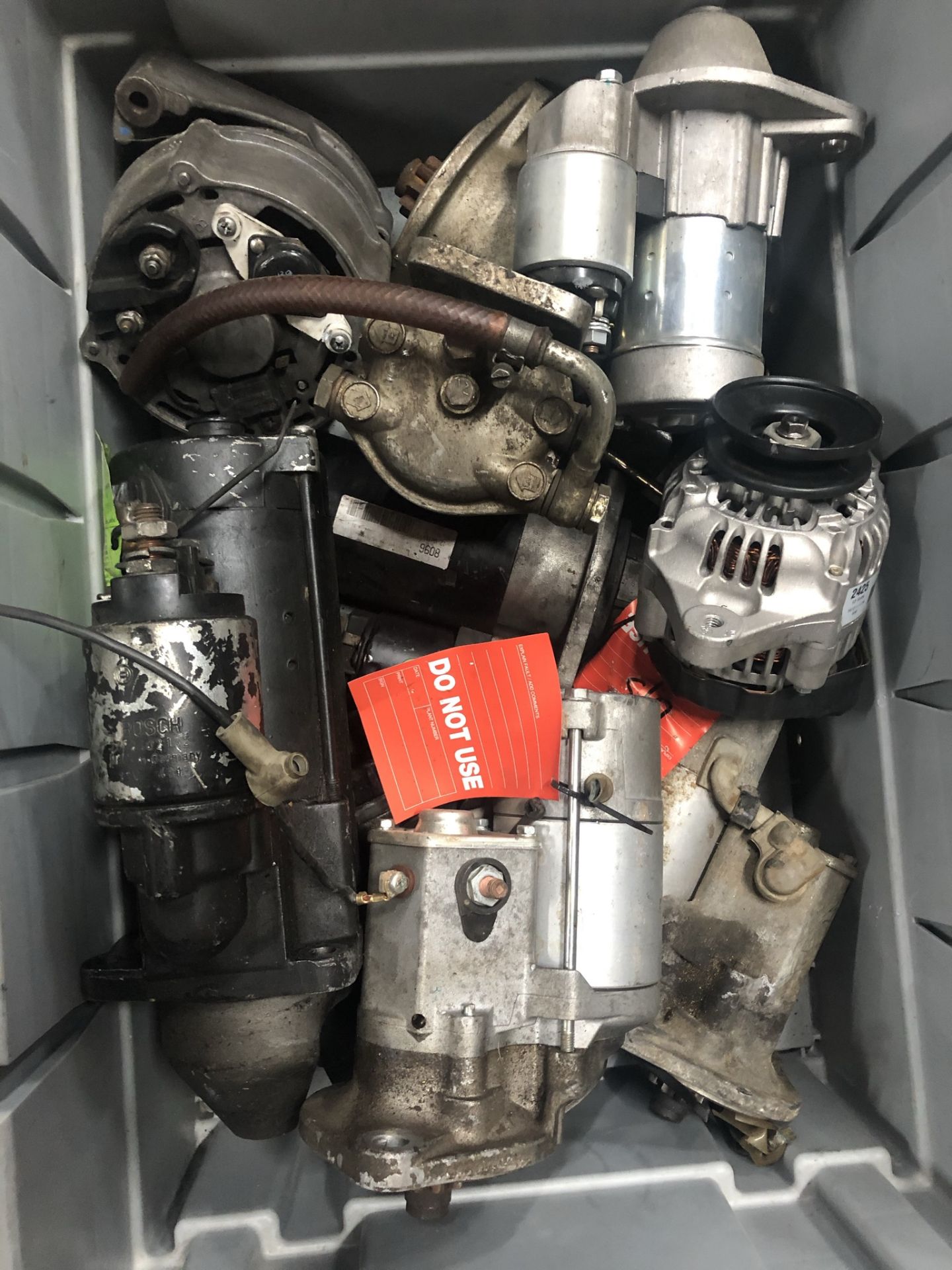 Quantity of Various Spare & Repair Starter Motors/Alternators