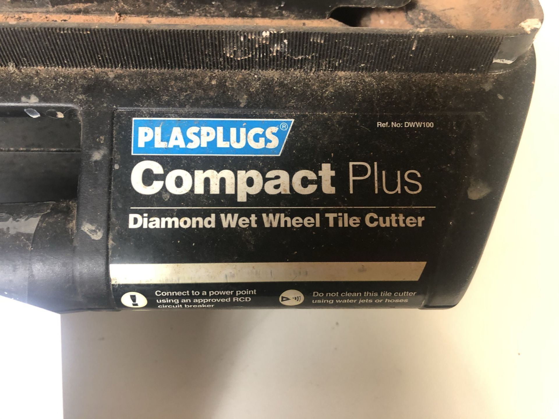 PLASPLUGS Compact Plus Diamond Wet Wheel Tile Cutter - Image 2 of 2