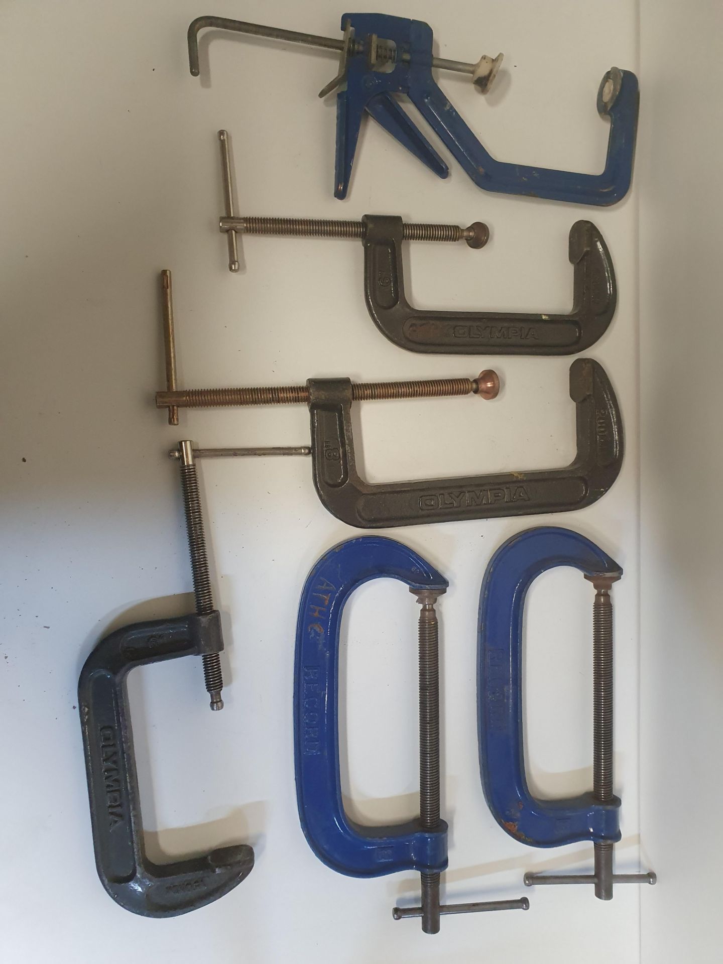 6 x Various G Clamps as per photos