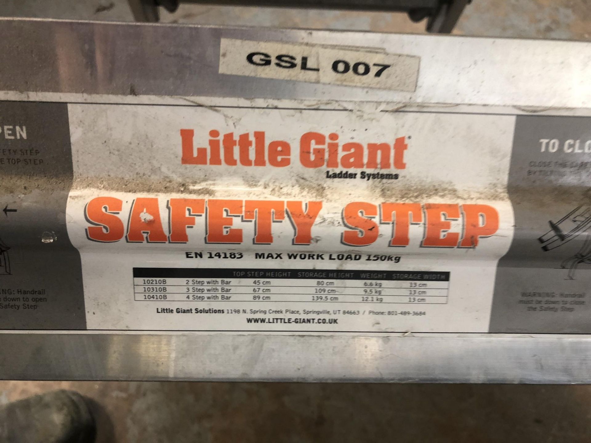 Little Giant 3 Tread Step Ladder - Image 3 of 3