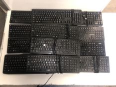 12 x Various Computer Keyboards