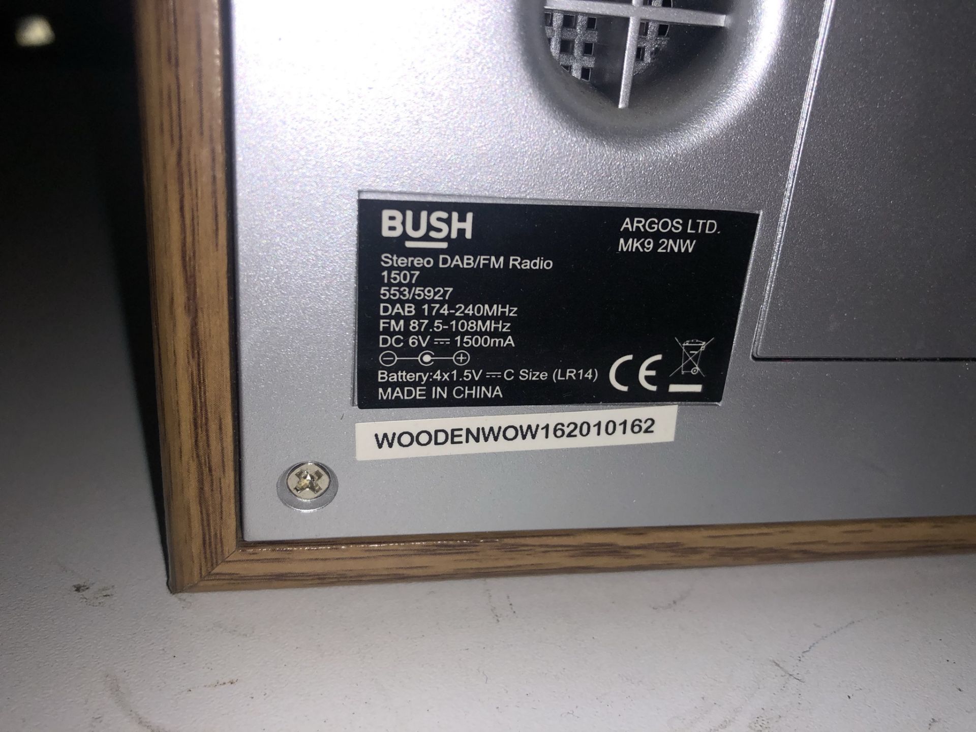 Bush 1507 DAB/FM Radio - Image 3 of 3