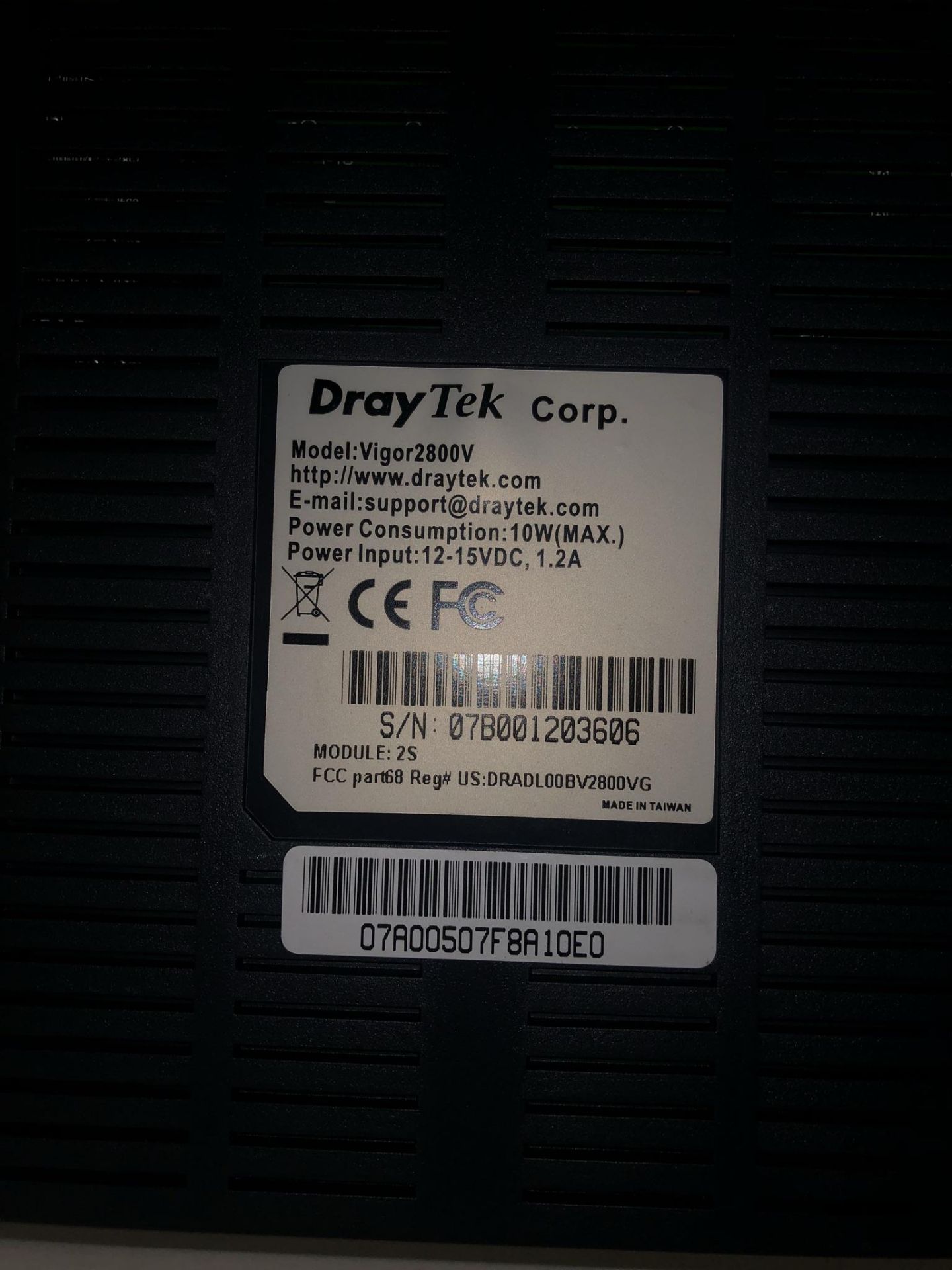 2 x Draytek Vigor2800 VOIP/Security Routers - Image 3 of 3