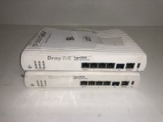 2 x Draytek Vigor2830 Wireless Firewall Routers