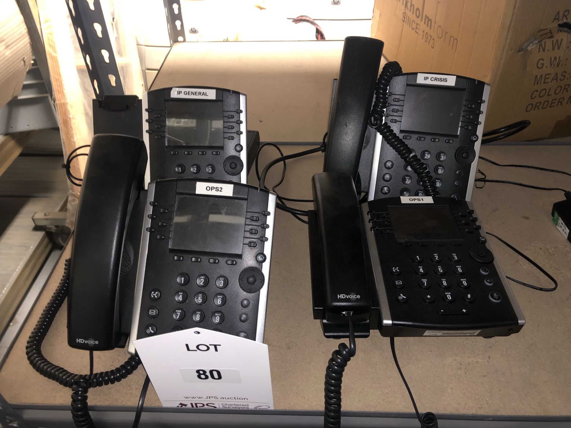 8 x Various IP Telephone Handsets as per photos