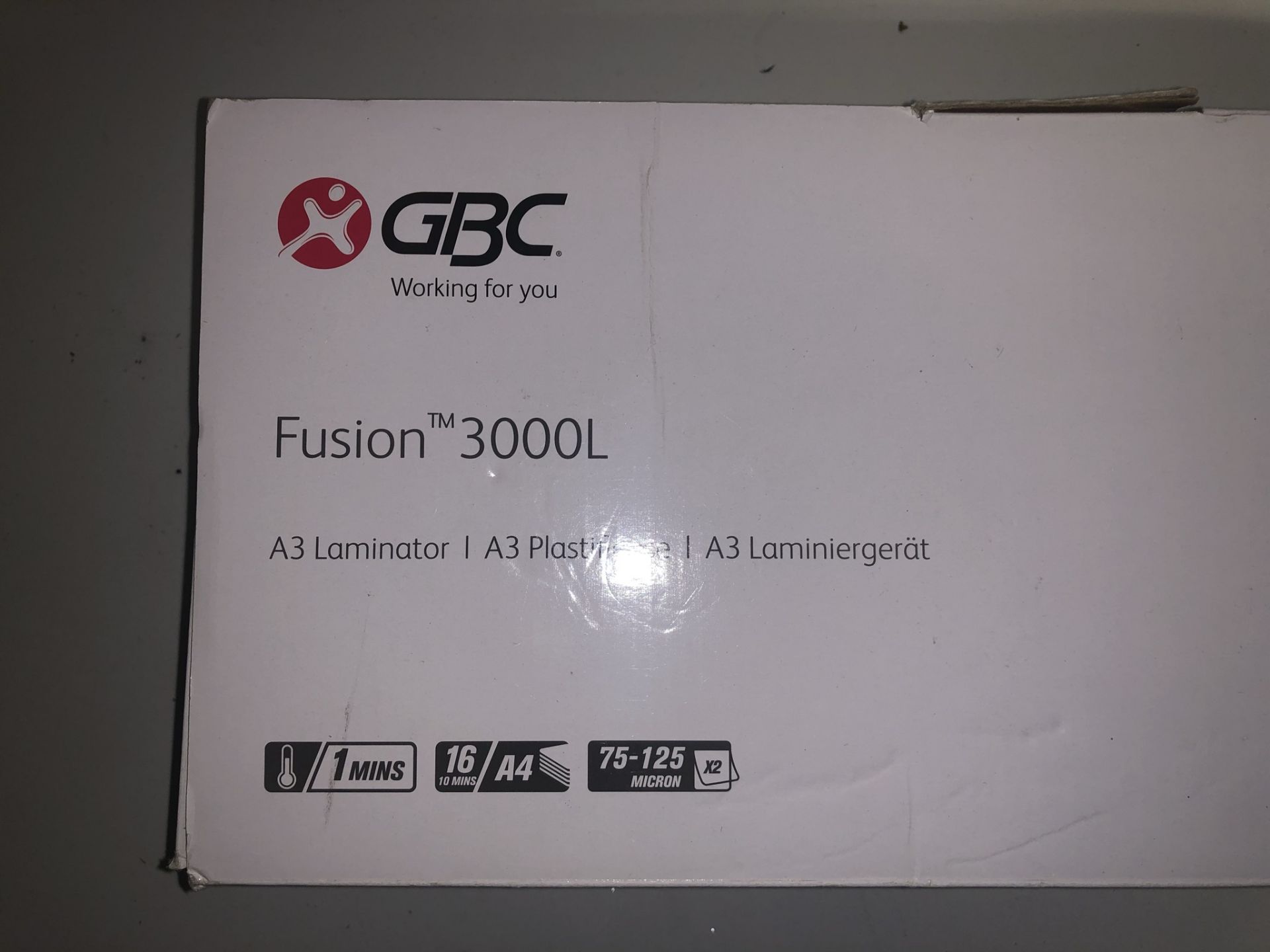 GBC Fusion 3000L A3 Laminator - Image 3 of 3