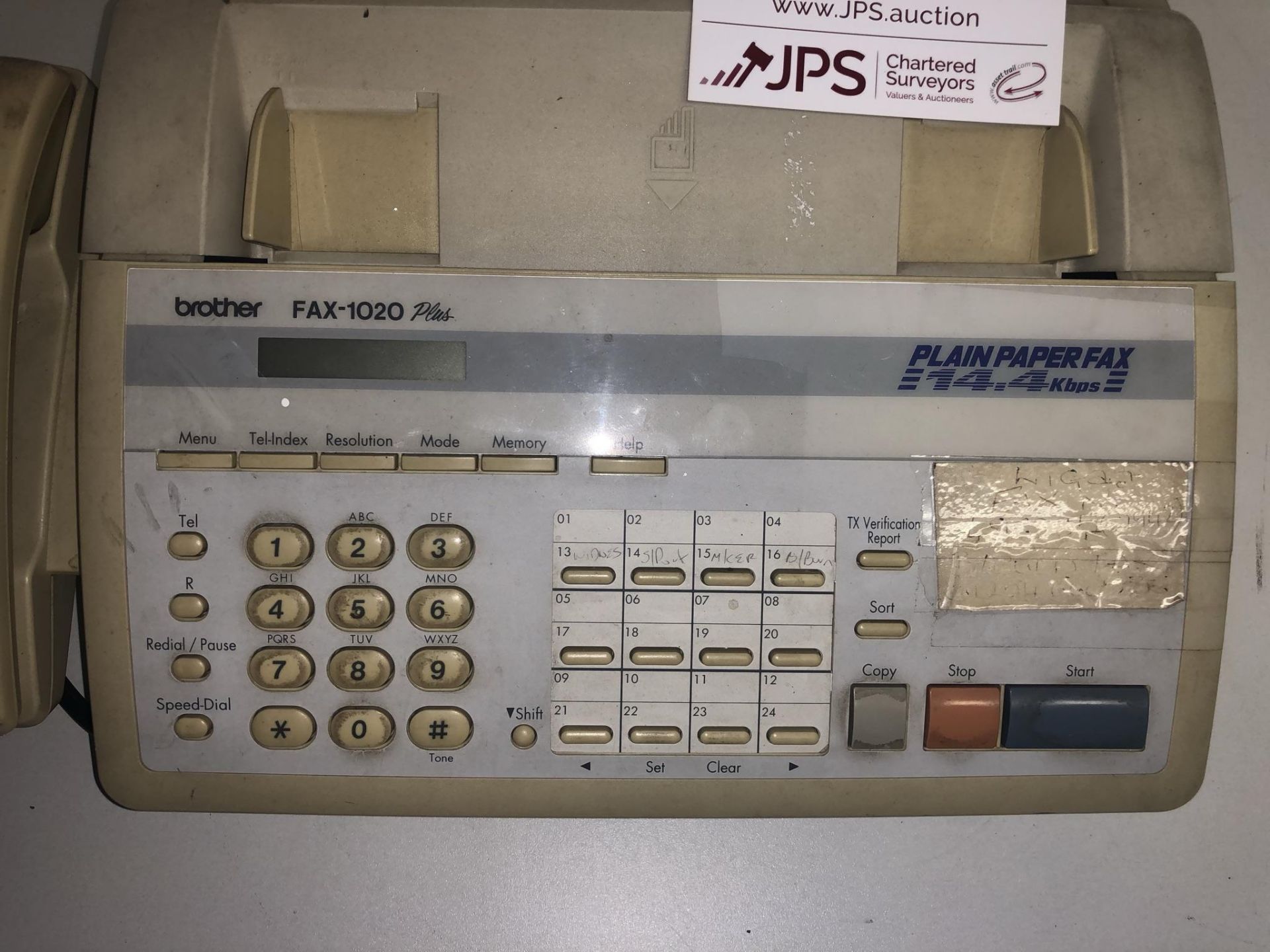 Brother FAX-1020 Plus Fax Machine - Image 2 of 3