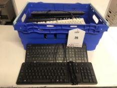 Approximately 18 x Various Computer Keyboards