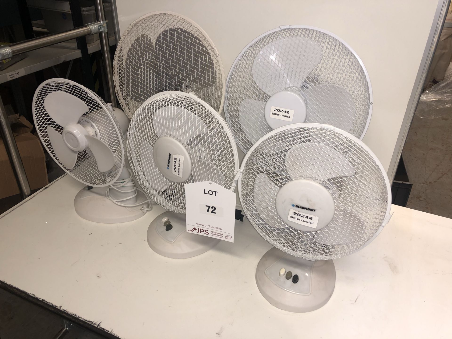 5 x Various Electric Desk Fans - Image 2 of 5