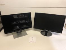 2 x Various Computer Monitors as description