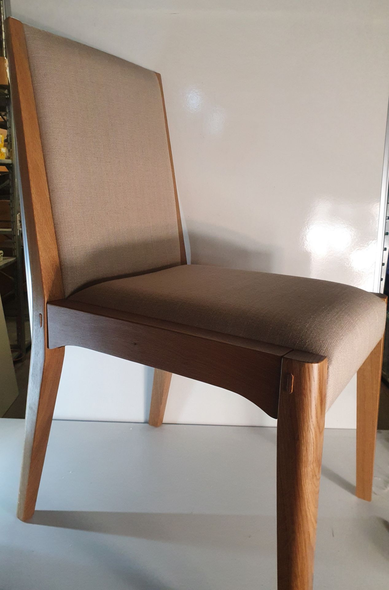 4 x Upholstered Dining Chairs | Beige