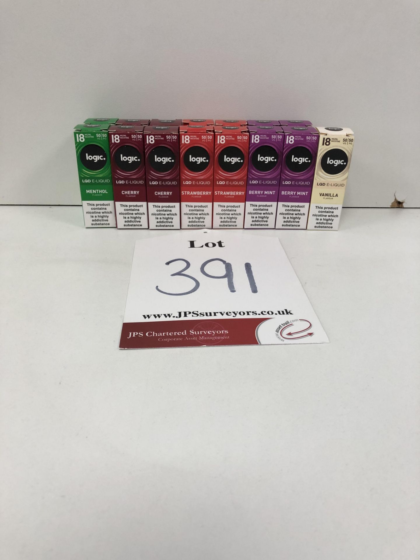 15 x Logic Vape Liquids as per description