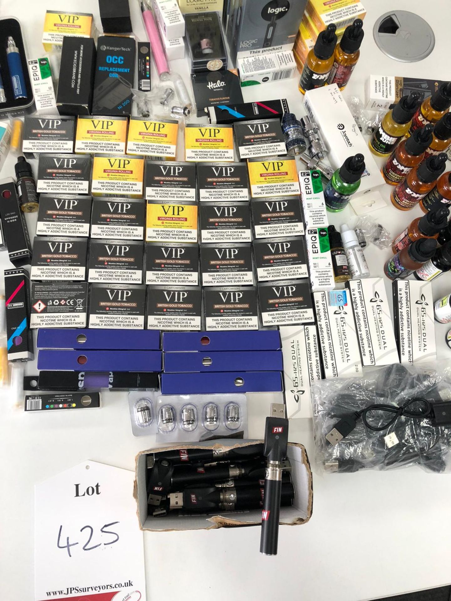 Approximately 25 x assorted vape, juices, coil tanks and pods as per attached photos ex display - Image 3 of 5