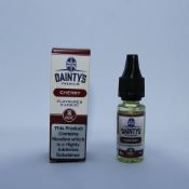 400 x Bottles of Dainty's Premium Flavoured E-Liquid 10ml Cherry, 12mg Nicotine, Products have surpa