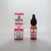 400 x Bottles of Dainty's Premium Flavoured E-Liquid 10ml Bubblegum, 3mg Nicotine, Products have sur