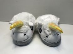 1 x Pair of Unicorn Slides/Slippers |