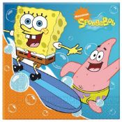 20 x Unique Party 71547 - SpongeBob SquarePants Paper Napkins, Pack of 20 |5201184027400