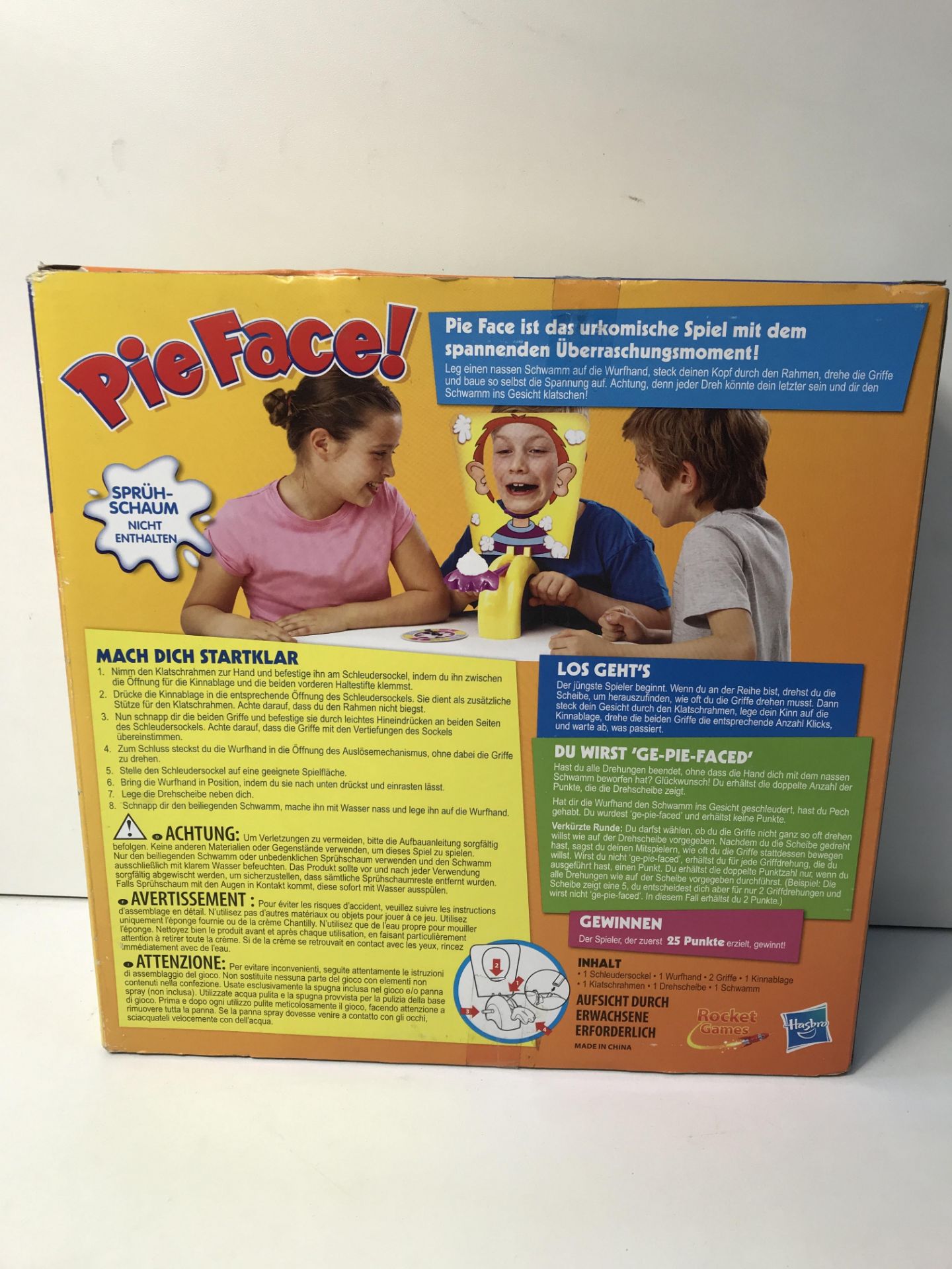 1 x Hasbro Pie Face - German version |5010994947057 - Image 5 of 6