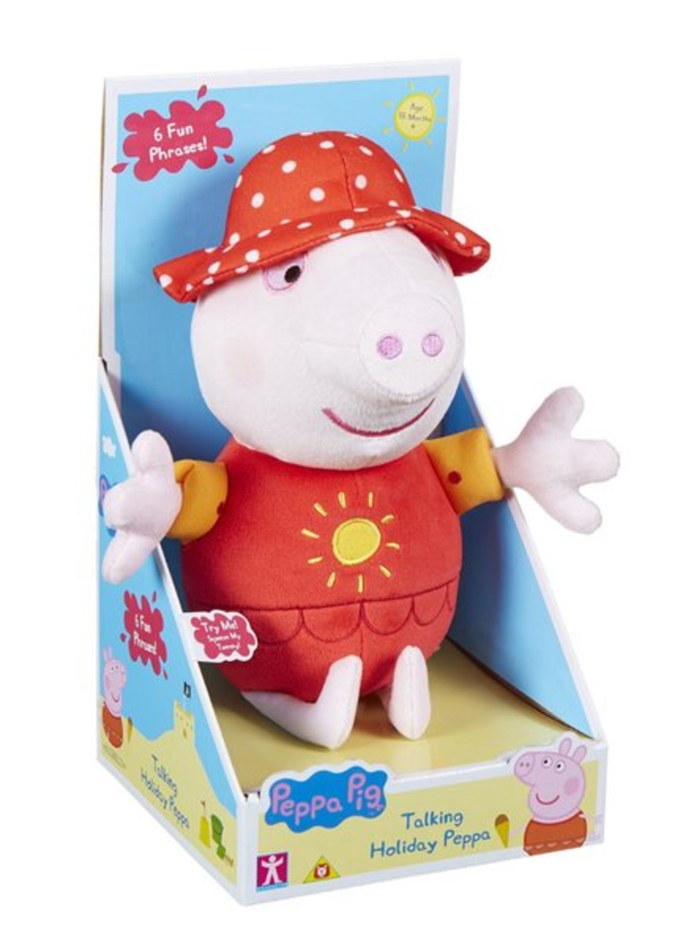 1 x PEPPA PIG TALKING HOLIDAY PEPPA |5029736055967