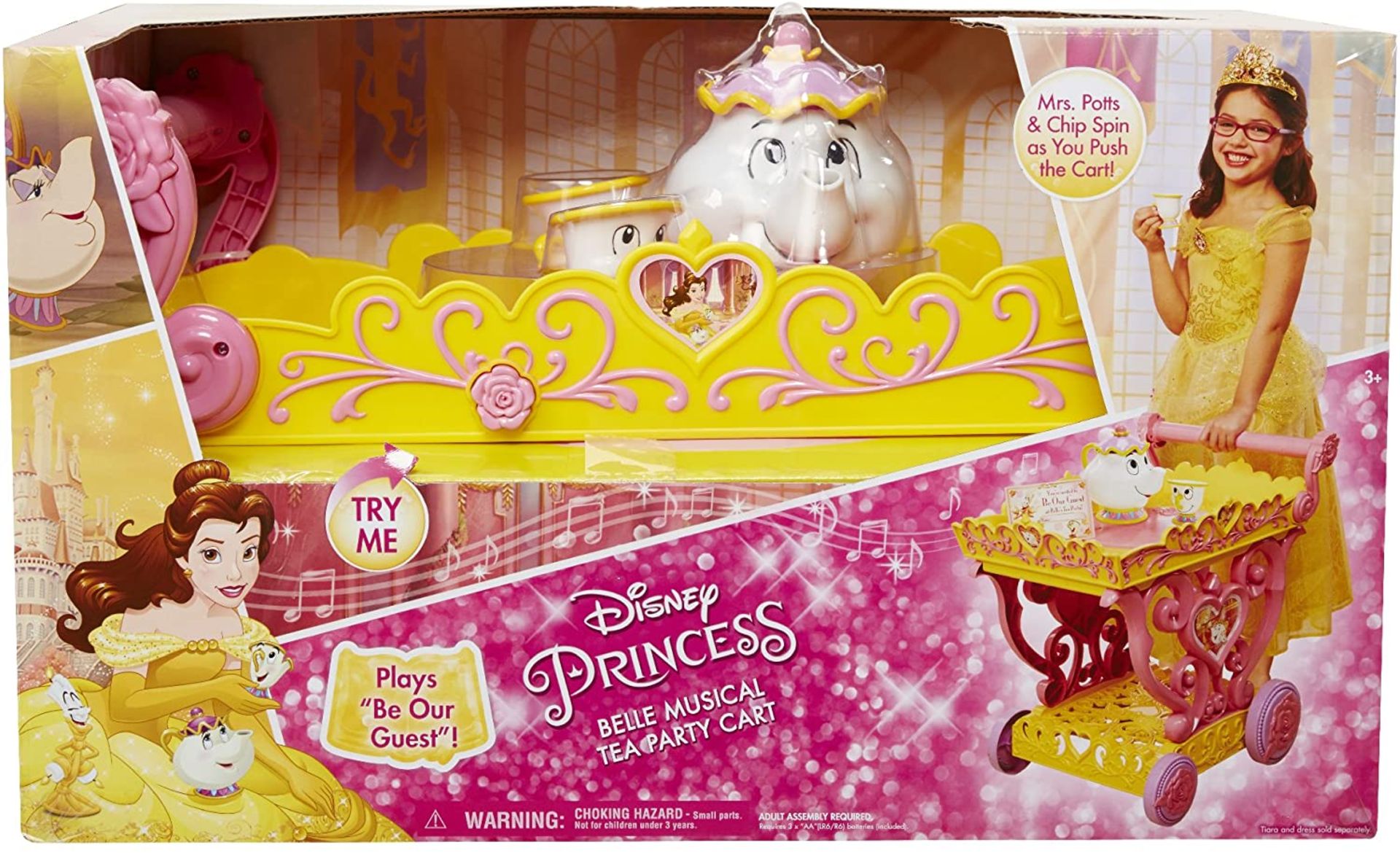 1 x Disney Princess Belle Tea Party Cart Accessory |039897007663