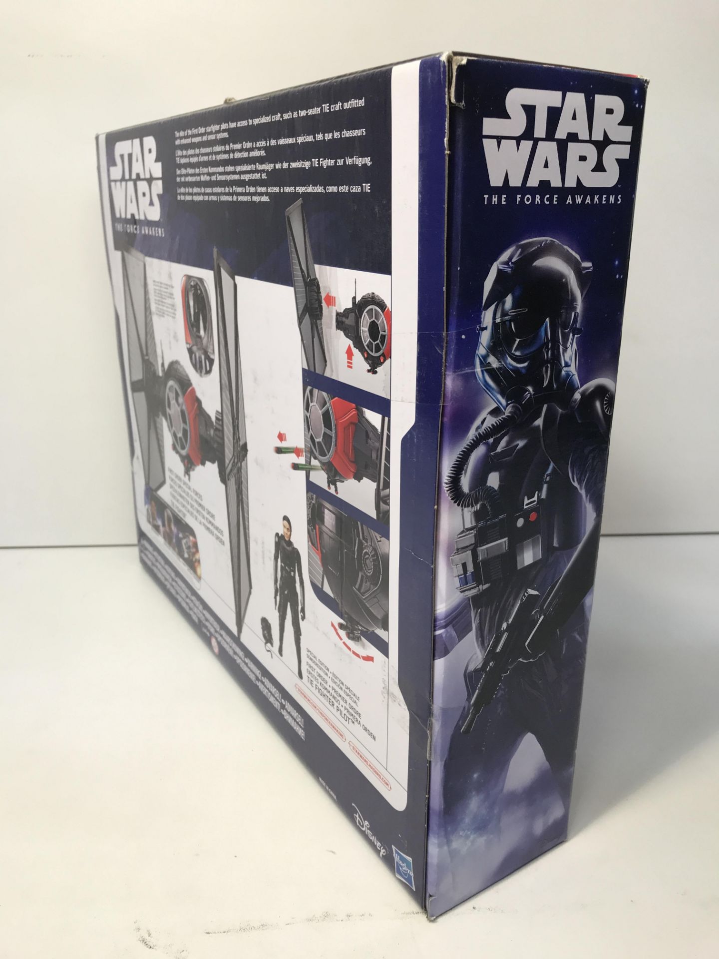 1 x Star Wars - B3920 - Force Awakens Tie Fighter Toy with First Order Pilot 3.75 Inch Action Figure - Image 4 of 6