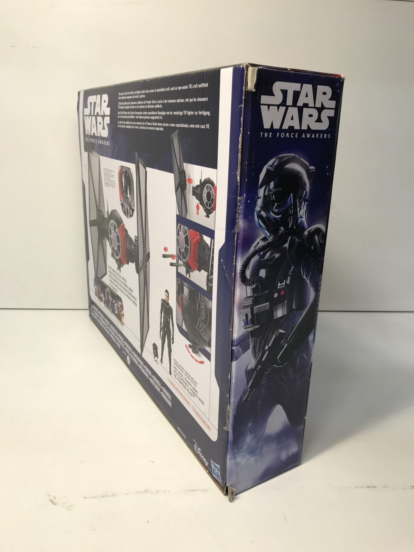 1 x Star Wars - B3920 - Force Awakens Tie Fighter Toy with First Order Pilot 3.75 Inch Action Figure - Image 3 of 5