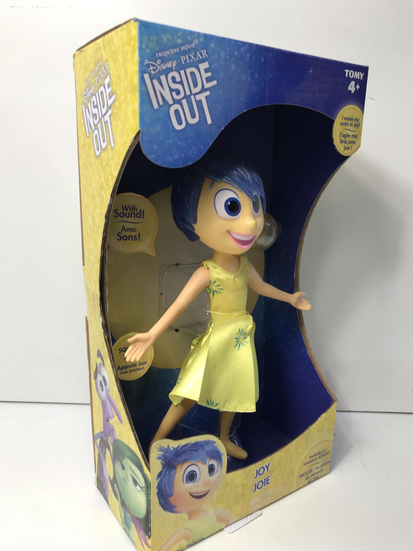 1 x TOMY Diney Pixar Inside Out Joy Large Figure Doll With Sound |796714619033 - Image 5 of 5