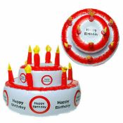 25 x Inflatable Happy Birthday Cake Hats |4012221975056