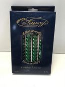 10 x 6 x Fancy Collections20 cm green twisted Candels, "Candele Laccate" |8010052515508