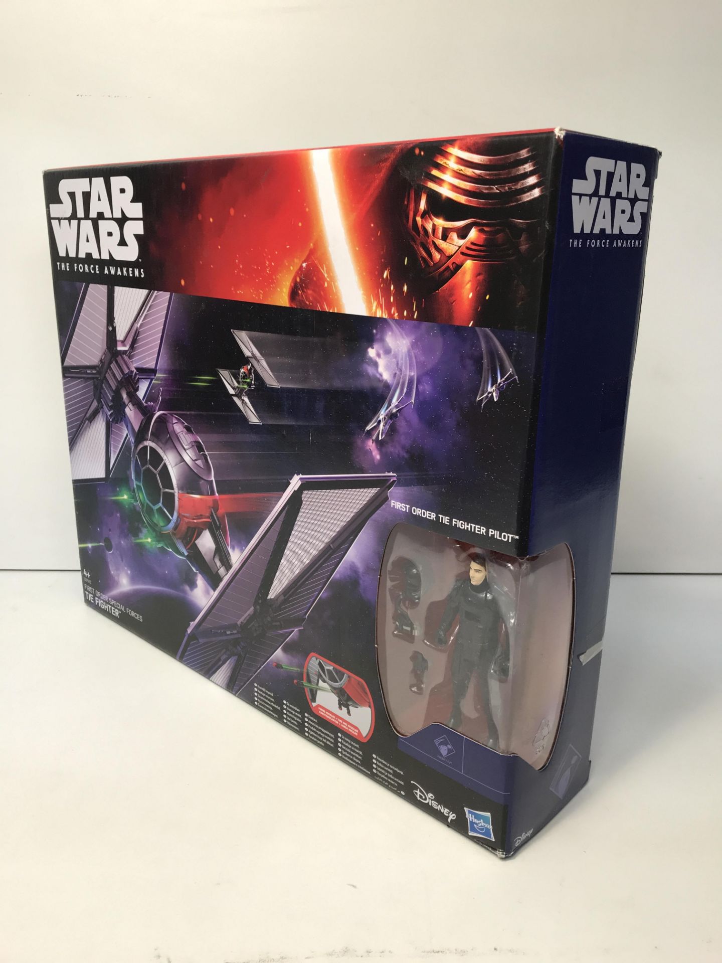 1 x Star Wars - B3920 - Force Awakens Tie Fighter Toy with First Order Pilot 3.75 Inch Action Figure - Image 6 of 6